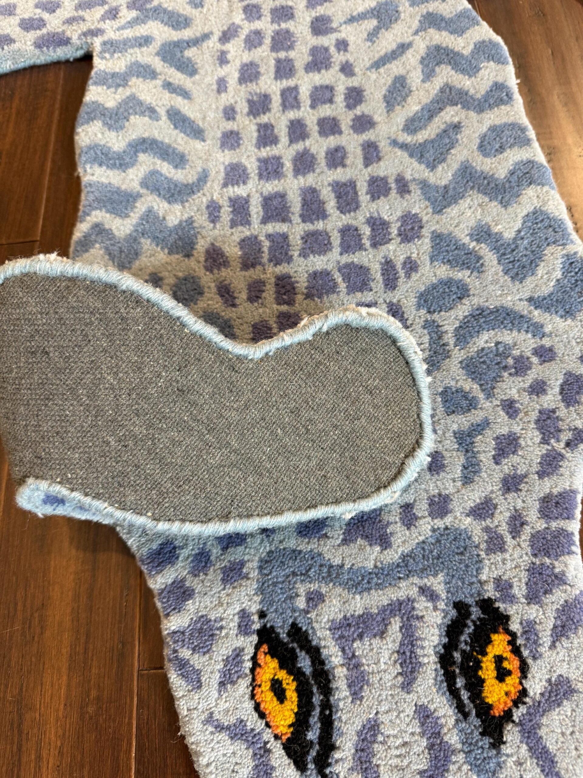 Handmade Wool Alligator Rug: Turkish Kids Room & Nursery Decor
