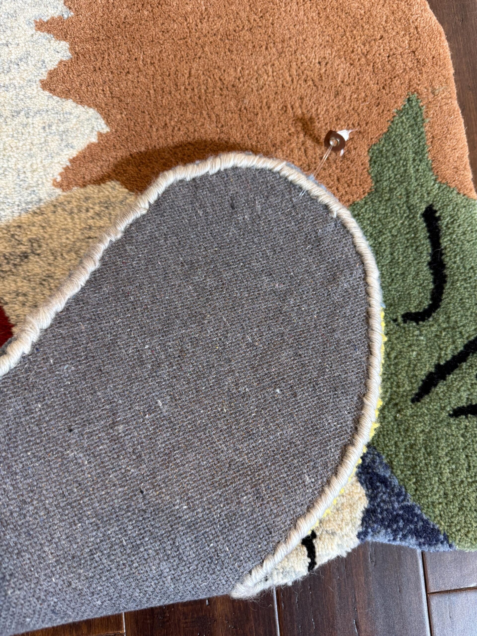Handmade Wool Animal Rug, Kohala Turkish Design, Nursery Decor 2×3
