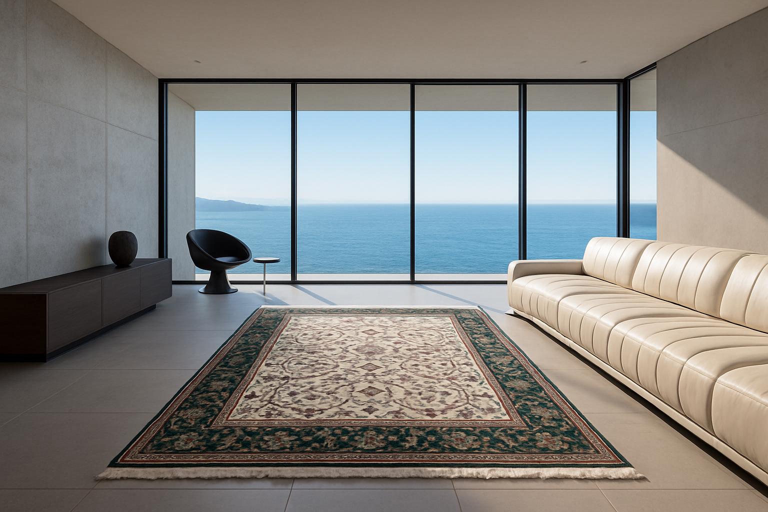 4×7 ft 1960s Vintage Hand-Knotted Wool Tabriz Rug: Oriental Carpet