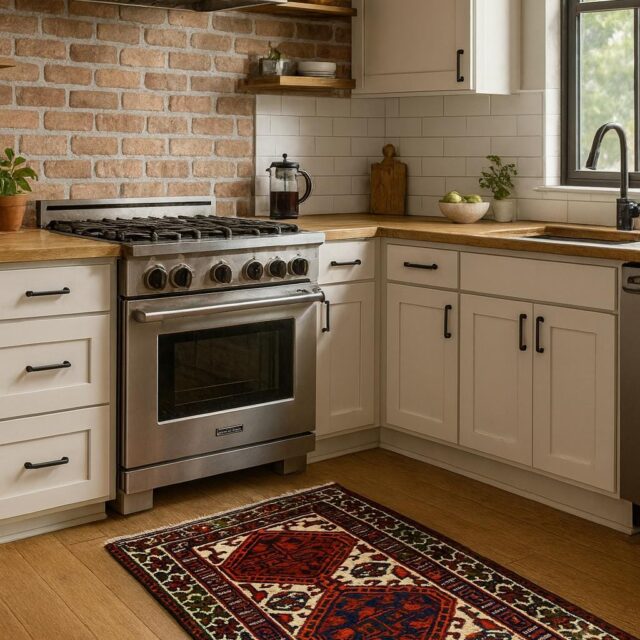 4×2 ft Hand-Knotted Wool Baghtiyaar Rug Vintage Oriental Accent