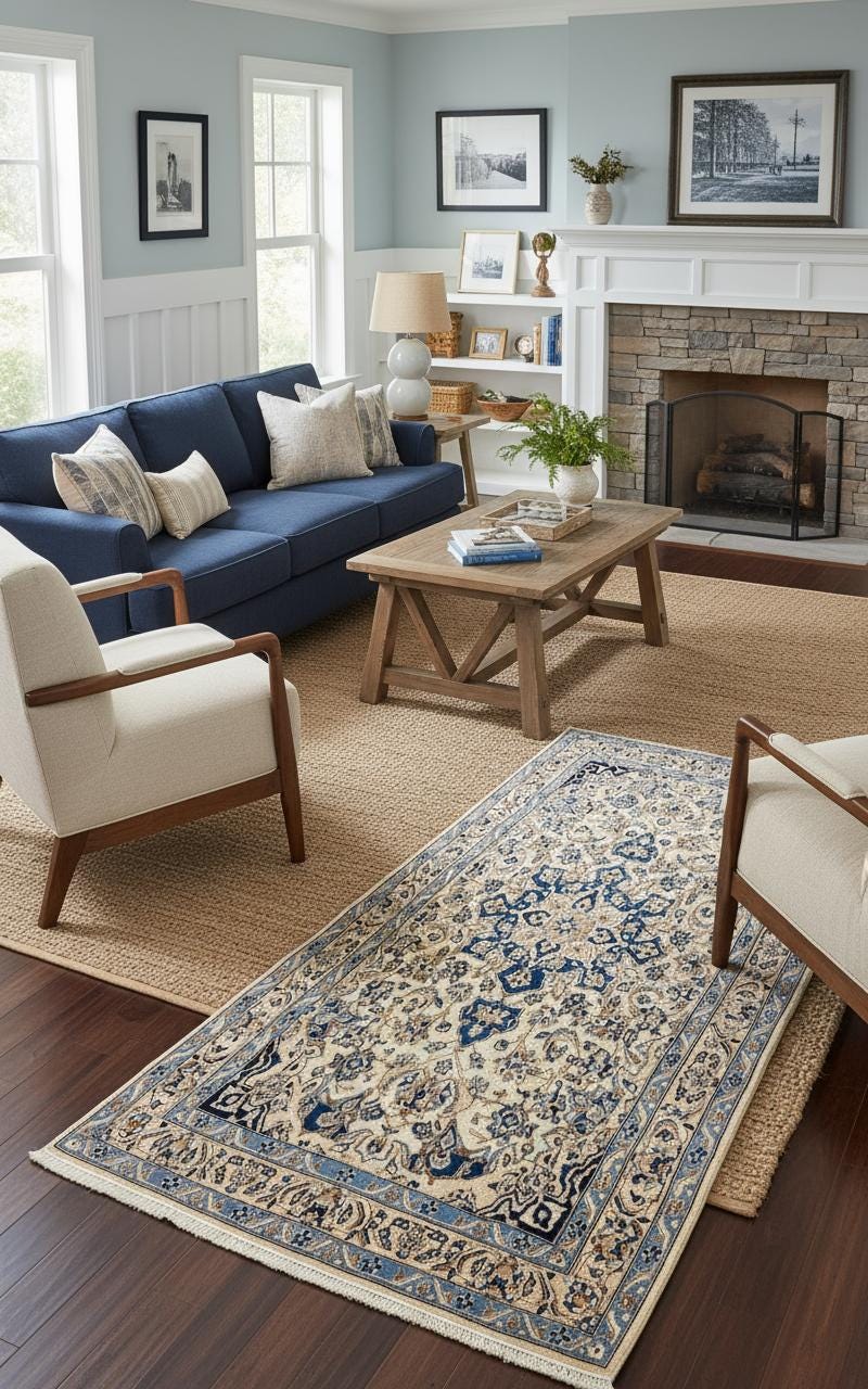 3×7 ft Village Runner, 1980s Vintage Geometric Wool Rug, Hand Knotted Anatolian Oriental Carpet