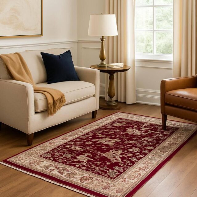 5×3 ft Signed Quomm Silk Rug: Hand Knotted Power Loomed Hunting Scene Carpet