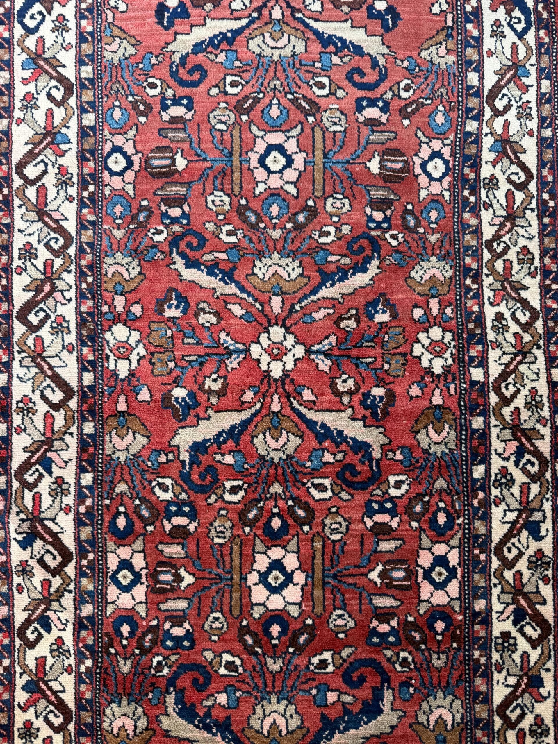 3.5×6 Vintage Anatolian Rug, Hand Knotted Turkish Geometric Wool Rug