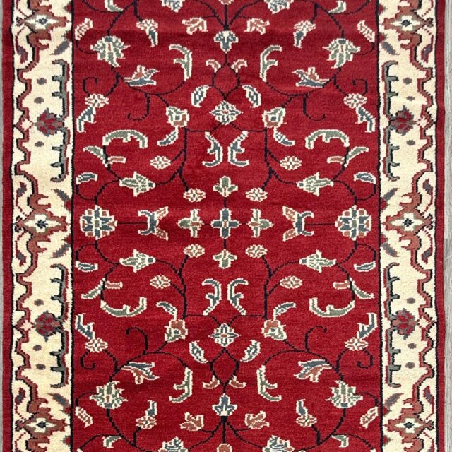 5×7 Turkish Oushak Rug, Hand Knotted Multicolor Wool Area Rug