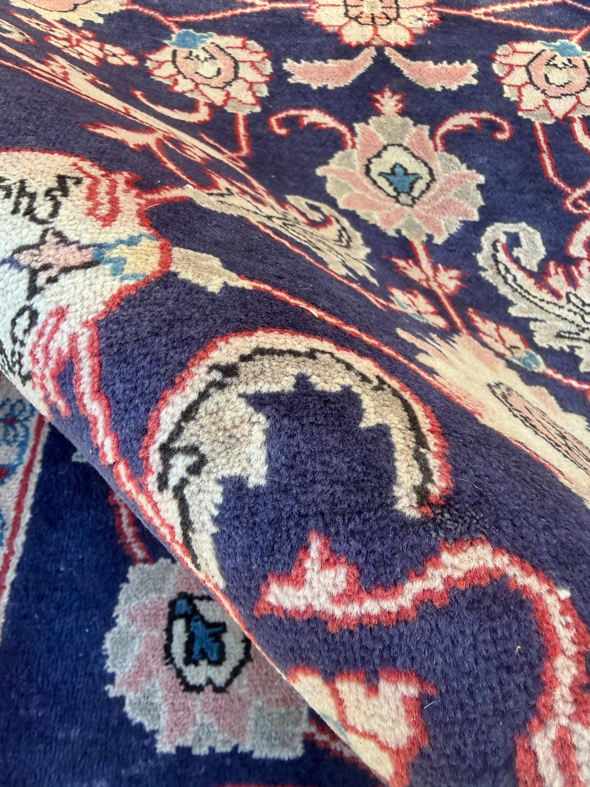Vintage Turkish Pictorial Tree of Life Rug 3×6 ft Hand Knotted Wool Anatolian Bohemian Area Rug 1970s