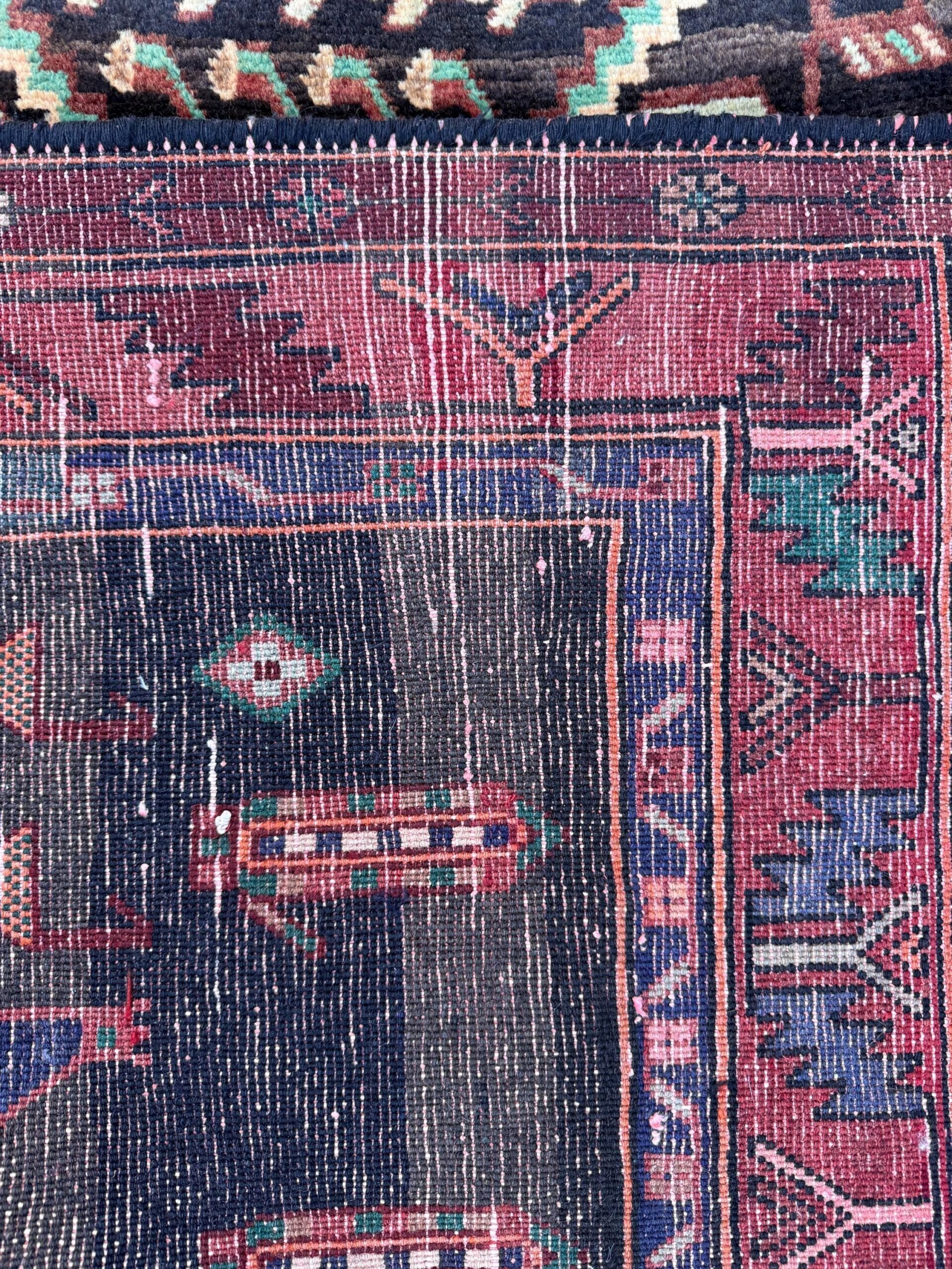 Vintage Turkish Rug 5×11 ft, Hand-Knotted Wool Anatolian Tribal Rug, Tree of Life Design