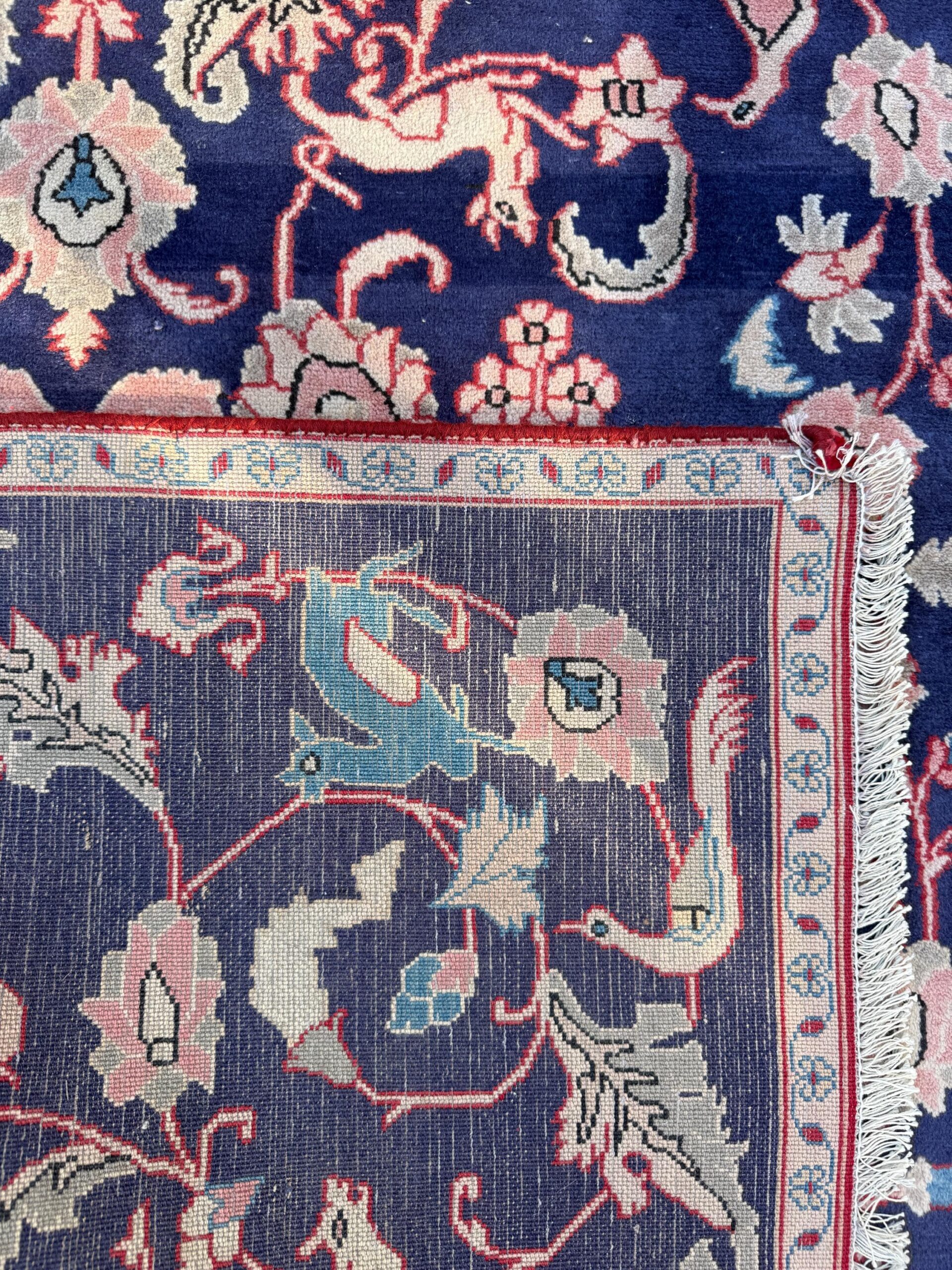 Vintage Turkish Pictorial Tree of Life Rug 3×6 ft Hand Knotted Wool Anatolian Bohemian Area Rug 1970s