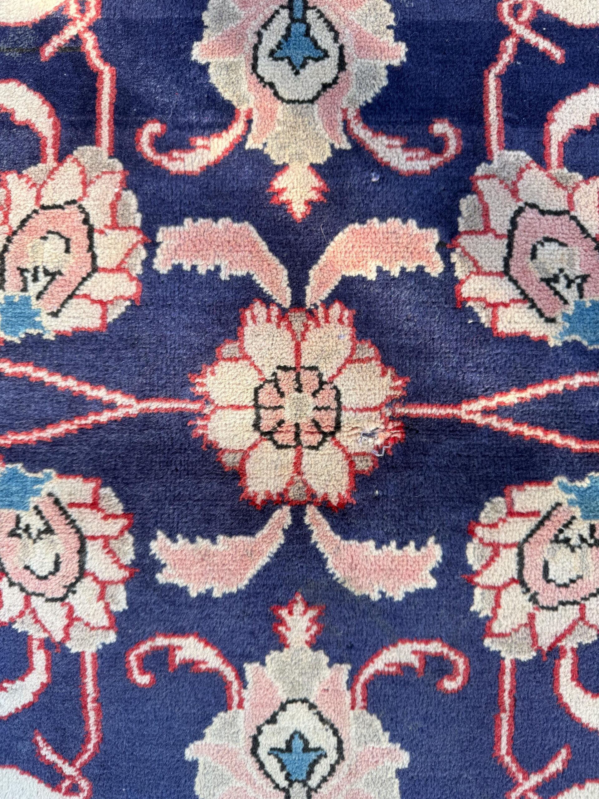 Vintage Turkish Pictorial Tree of Life Rug 3×6 ft Hand Knotted Wool Anatolian Bohemian Area Rug 1970s