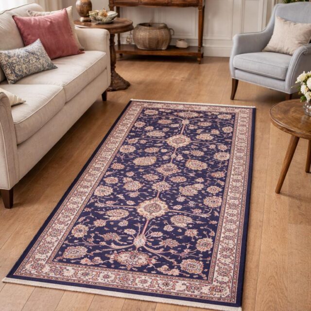 Vintage Turkish Pictorial Tree of Life Rug 3×6 ft Hand Knotted Wool Anatolian Bohemian Area Rug 1970s