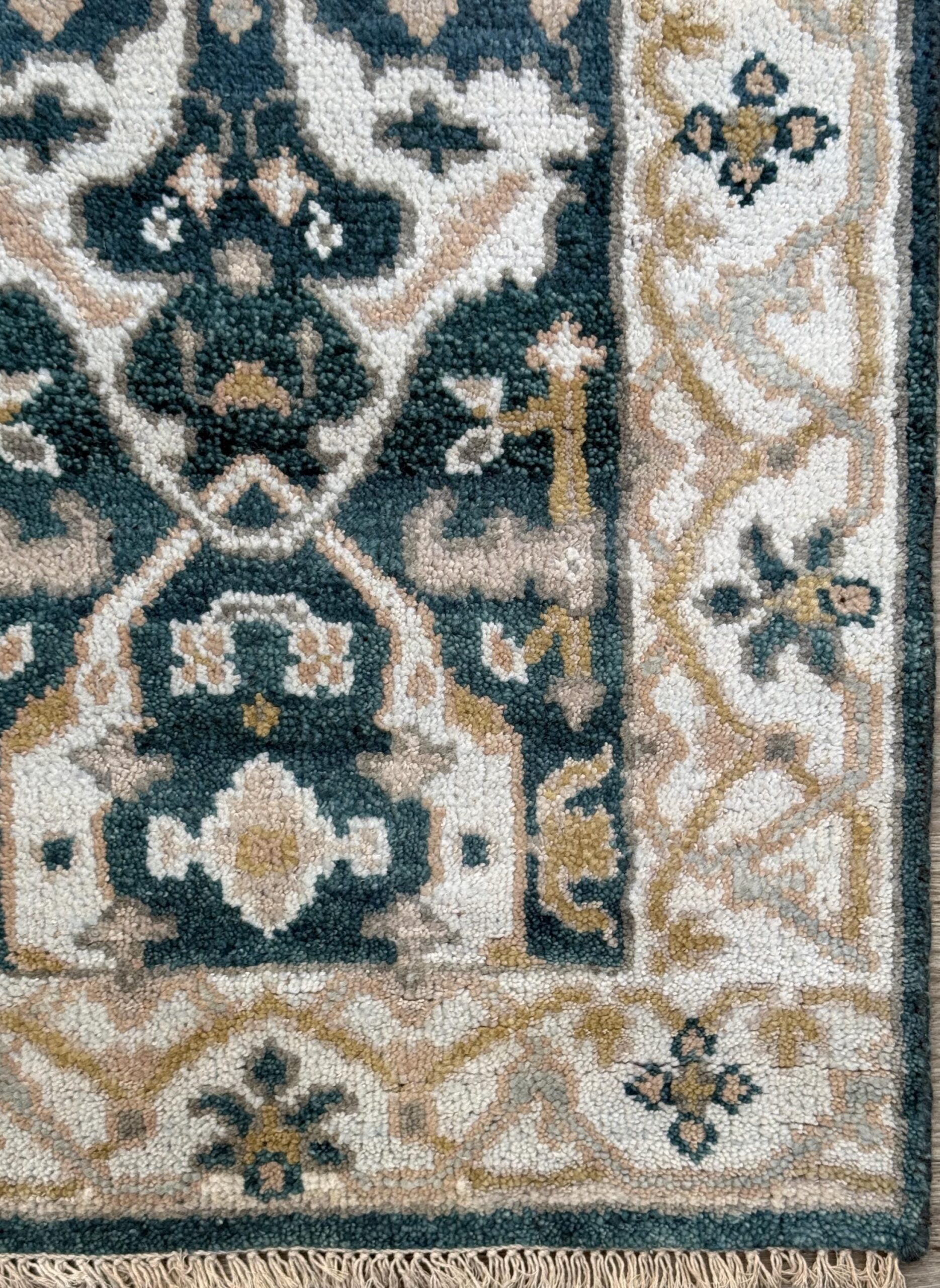 Turkish Oushak Rug 2.7×8 ft Handmade Multicolored Wool Runner Modern Bohemian Area Rug