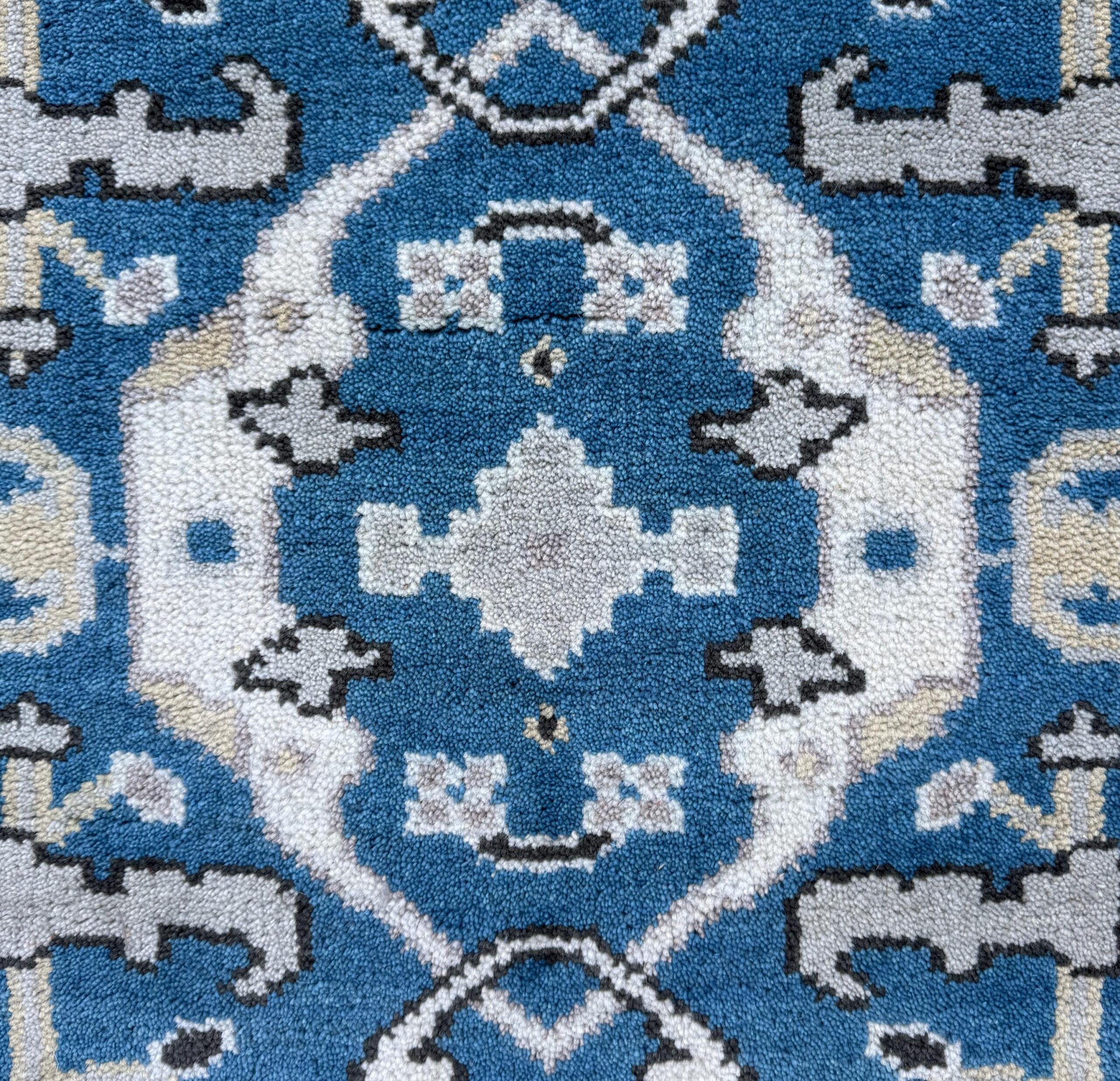Turkish Oushak Rug 2.7×10 ft Handmade Multicolored Wool Runner Modern Bohemian Area Rug