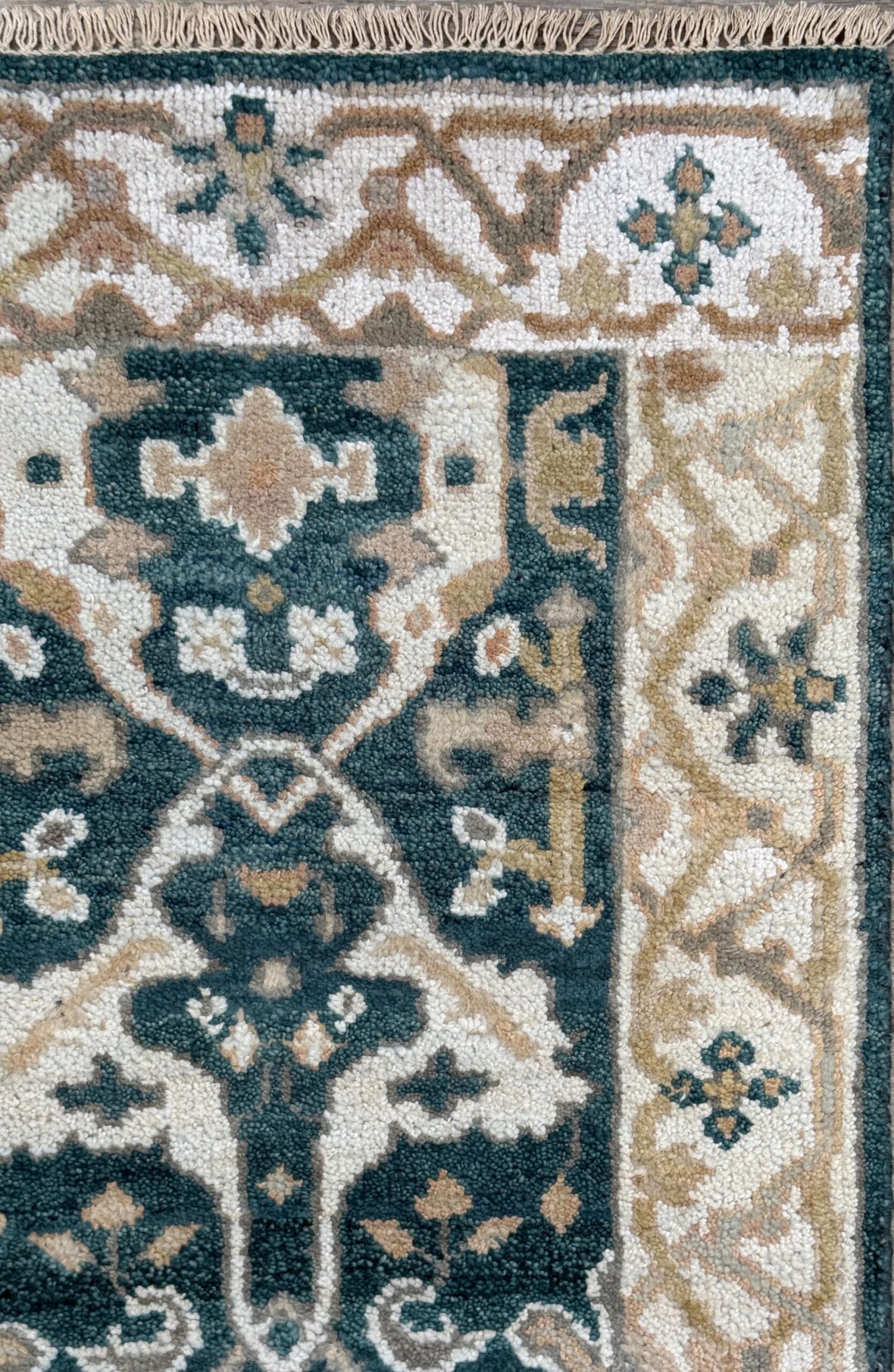 Turkish Oushak Rug 2.7×8 ft Handmade Multicolored Wool Runner Modern Bohemian Area Rug
