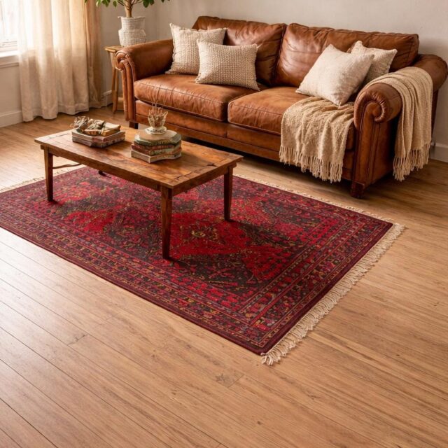 Vintage Afghan Taimani Balouch Wool Rug: 3×5 Ft, Hand-Knotted Tribal Area Accent