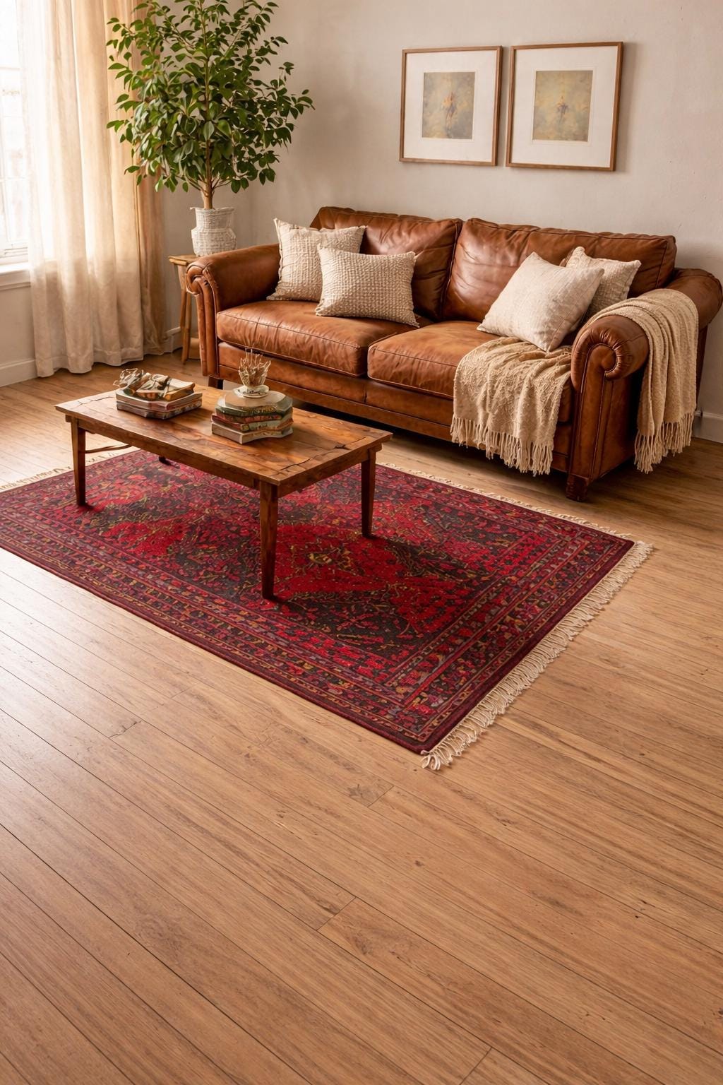 Vintage Afghan Taimani Balouch Wool Rug: 3×5 Ft, Hand-Knotted Tribal Area Accent