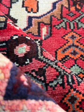 Vintage Turkish Rug 3.6×6.2, 1980s Anatolian Geometric Medallion Wool Village Rug