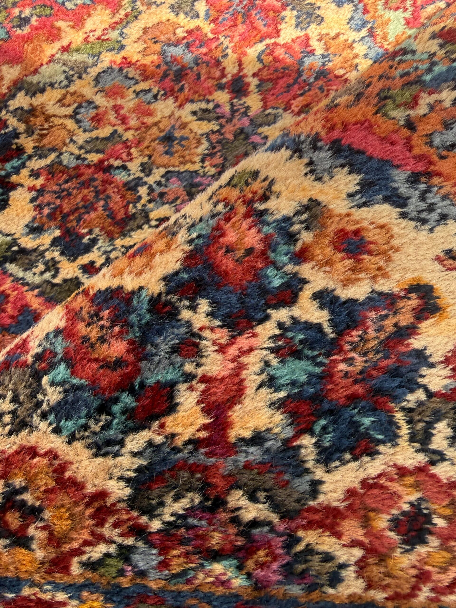 Authentic Vintage Karastan Wool Rug 5.9×9.8 ft Persian Panel Design Rug Traditional Oriental Area Rug Made in USA