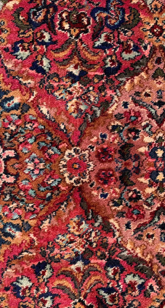Authentic Vintage Karastan Wool Rug 5.9×9.8 ft Persian Panel Design Rug Traditional Oriental Area Rug Made in USA